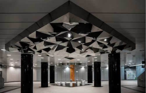 Image of designer false ceilings by JMT Manufacture, featuring elegant and customizable designs for enhanced interior aesthetics.