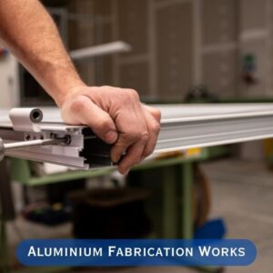 Precision aluminium fabrication with advanced machinery and custom finishes